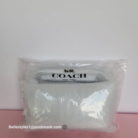 COACH Bandit Luxe Refined Smooth Calf Leather Small Crossbody Bag- Black color ⭐ - Picture 16 of 16